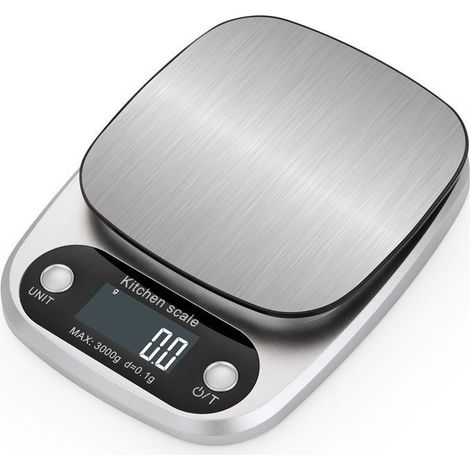 Balance électronique de cuisine domestique compacte, balance en grammes pour les mamans préparant des aliments pour bébés, pâtisserie, balance ménagère (1/2)