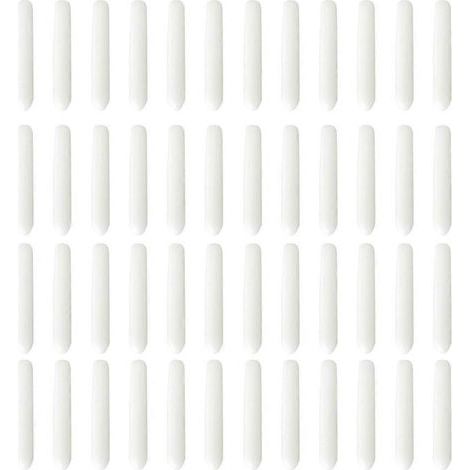 Kit de réparation universel pour panier de lave-vaisselle (200 pièces) - Embouts de panier inclus-2.50X0.30X0.30CM-White (1/4)