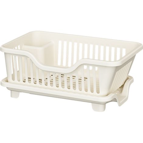 Égouttoir de cuisine pour évier, panier de séchage de vaisselle latéral avec filtre, rangement pour casseroles et assiettes