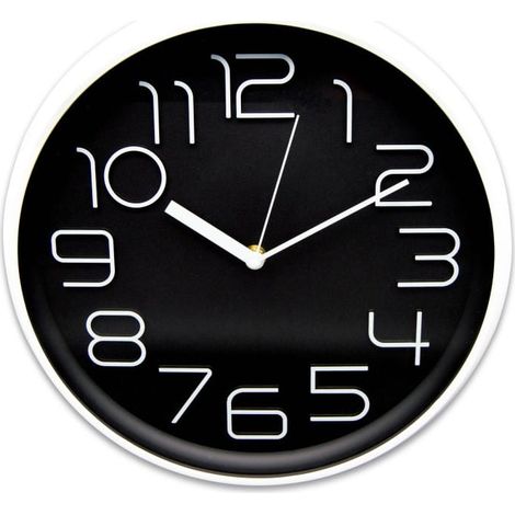 30 cm analoge Quarz-Wanduhr MH-9843B1 (1/4)