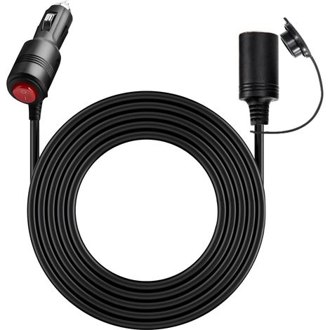 12V 5M Extension Cable - Switched Cigarette Lighter Plug (1/5)