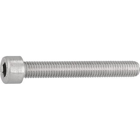 Vis tete cylindrique A2 DIN 912 avec six pans femelle 10x30mm UE  200 pcs