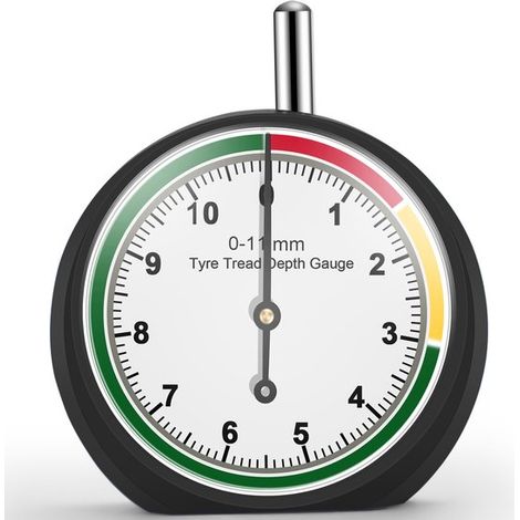 Jauge de profondeur de bande de roulement 0-11 mm, règle métrique pour voitures et camions (1/5)