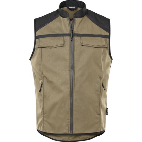 Fristads Kansas 300581-299 Weste 5555 STFP Gr.XL Khaki/Schwarz (1/2)
