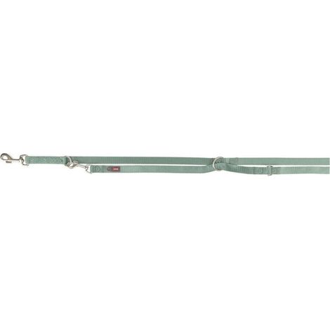 Guinzaglio regolabile per cane Trixie Premium Verde M/L (1/4)