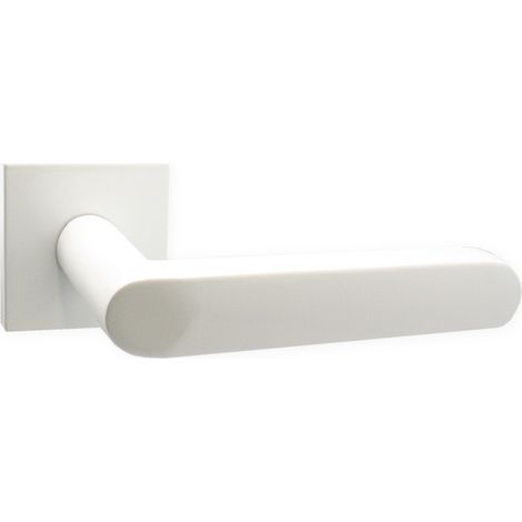 DOMINO Poignée de porte DENVER-QR slim blanc Poignée Sans rosace Blanc (1/5)