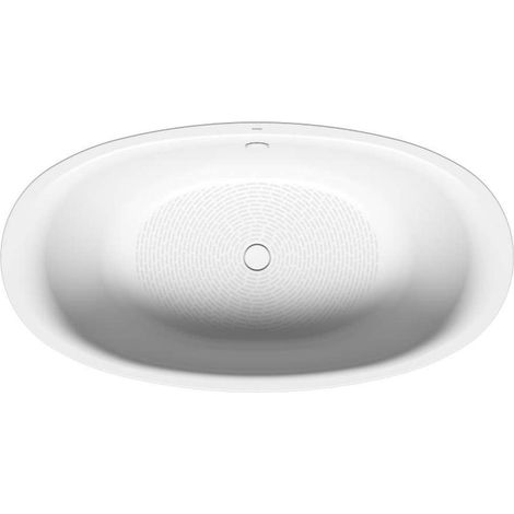 Kaldewei Avantgarde - Bañera Ellipso Duo Oval 232, 190x100 cm, antideslizante en toda la superficie, efecto Perl, blanca 286234013001 (1/3)