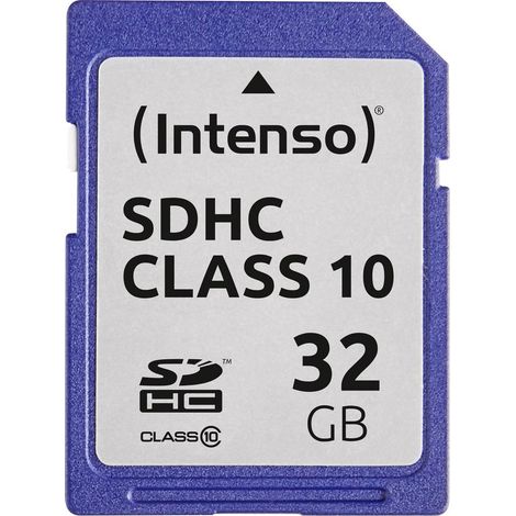 Carte SDHC INTENSO 3411480, 32 Go, Classe 10