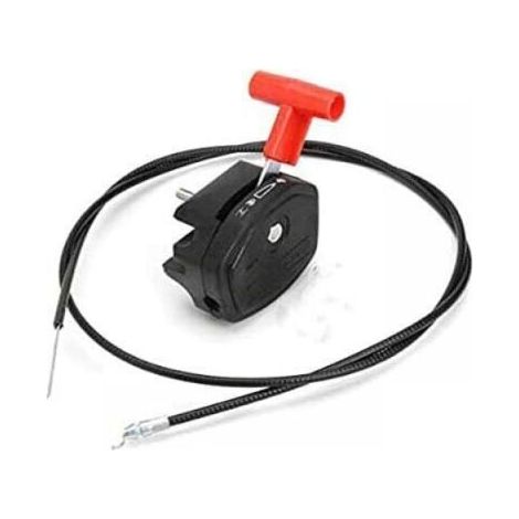 Universal 142.56 inch throttle cable and starter lever for lawn mowers (1/5)