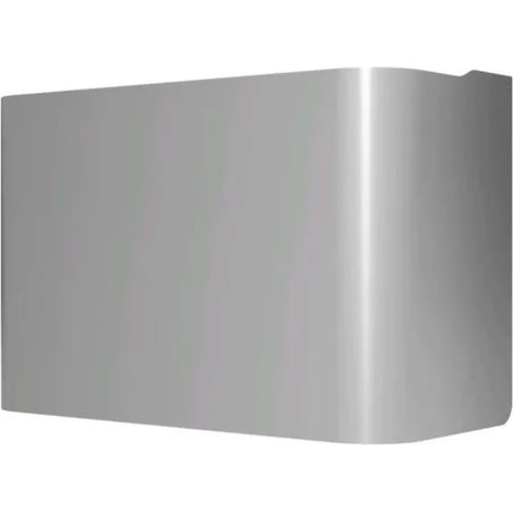 Sauter – Cache-raccords gris aluminium pour chauffe-eau plat – Discret et peu encombrant – Installation facile avec kit de fixation – Résistant aux chocs