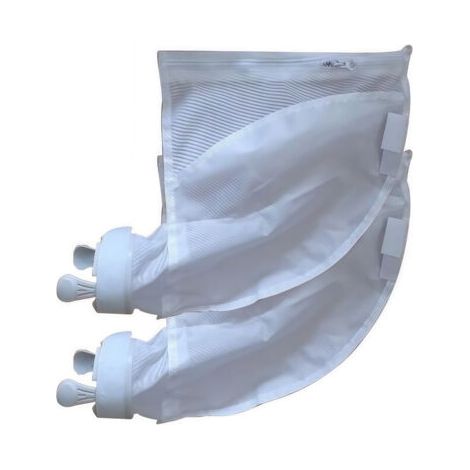 Lot de 2 sacs en nylon pour nettoyeur de piscine, compatibles avec les modèles Polaris 280 et 480 (K13 et K16) - Fermeture éclair (1/5)