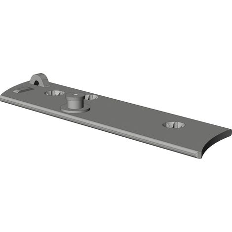 Winkhaus Rahmenanbindung activPilot Topstar - Fensterbeschlag für Eurofalz 29 mm Versatz 13mm - rechts, Stahl verzinkt silberfärbig