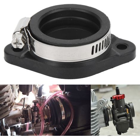 Adaptador de carburador de motocicleta de goma negra, manguito de admisión para carburador KEIHIN KOSO OKO 60-29 mm / 2,36-1,14 pulgadas (1/5)