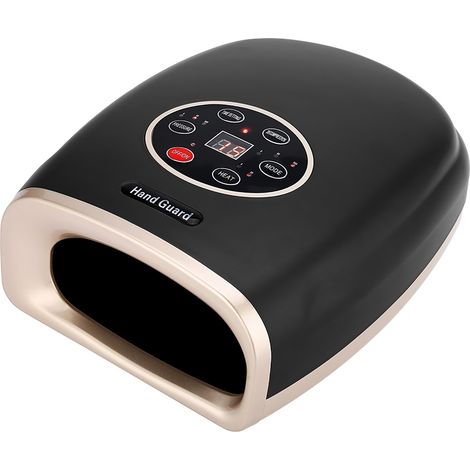 Lot Massageur Électrique Main Domicile Bureau Soulagement Douleur Acupression Doigts Outil Soin Noir (1/5)