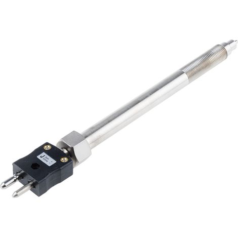Thermocouple type J Ø 3mm, L 5mm, +500°C max à Fiche mâle standard ( Prix pour 1 ) (1/2)