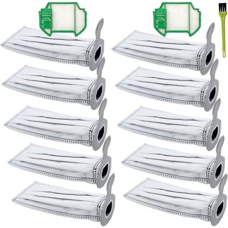 10 sacs pour aspirateur Vorwerk Kobold VK7 FP7, sacs filtrants de qualité supérieure, sacs à poussière de rechange (1/2)