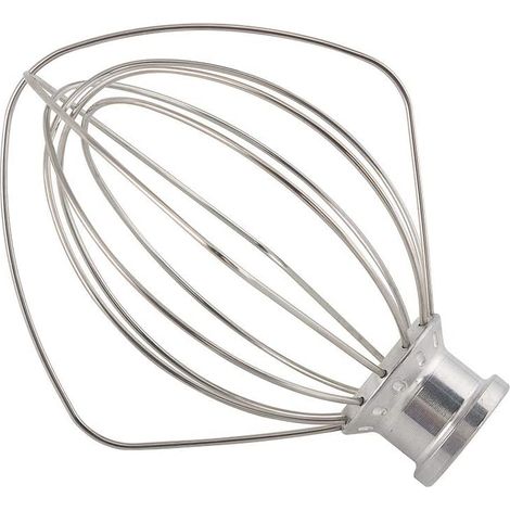 Abgewinkelter Standmixer für Edelstahl-Schneebesen für KitchenAid K45WW WP9704329 KSM150 KSM160 K45 KSM90 Küchenmaschinen-Zubehör (1/5)