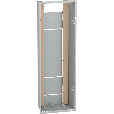 Schneider Electric – Bac d'encastrement 1x13 modules – Hauteur utile 855 mm – Installation encastrée – Tôle IK09 conforme EN 50102