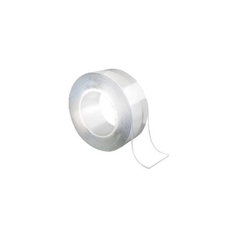 Waschbares, abriebfestes, doppelseitiges Klebeband, 10 mm x 3 m, wiederverwendbar - Crezuo (1/4)