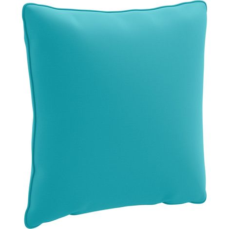 1-Piece Back Cushion PUTTEN 100% Polyester Turquoise vidaXL (1/5)