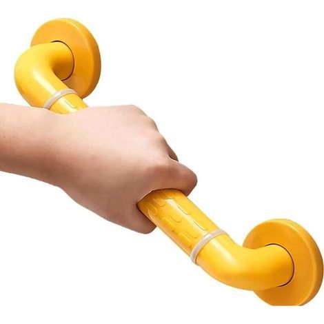Rutschfester Duschgriff aus Edelstahl 304 mit beleuchtetem runden Haltegriff, geeignet für ältere und behinderte Menschen (30 cm) (1/4)