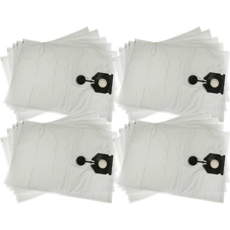 Vhbw – Lot de 20 sacs en microfibre non tissée pour aspirateur Kärcher NT 30/1 Tact Te M – 64cm x 44,5cm – Capacité 30l – Classe de poussière M - VHBW 20 X (1/4)
