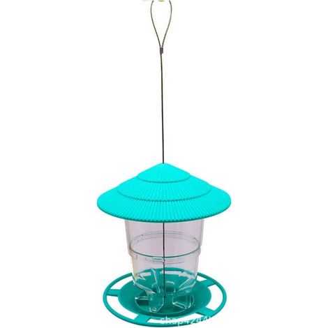 Hanging Bird Feeder, Outdoor Bird Feeder Large Capacity Seed Dispenser for Small Wild Birds Outdoor, Garden, Park (1/5)