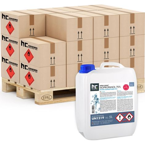 Höfer Chemie Alcool isopropylique 70% Höfer Chemie® en bidon de 5 L 480 l (en)