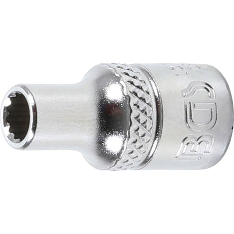 Llave de vaso 12 caras  entrada 6,3 mm (1/4")  4,5 mm