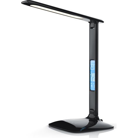 Brandson Schreibtischlampe, LED, Dimmbar, Farbwechsel, Temperatur-, Alarm- & Kalenderfunktion, Tischlampe (1/5)