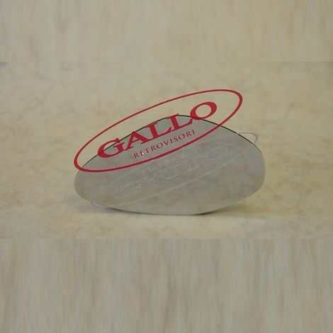 Vetro specchio retrovisore lato-dx compatibile moto aprilia dorso duro (1/4)