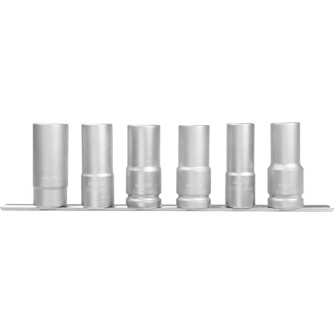 Steckschlüsselsatz 3/4" 6-kant LANG 17-27mm auf Schiene