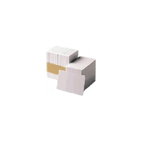 Cartes blanches en PVC zébré, 500 cartes, 104523-111