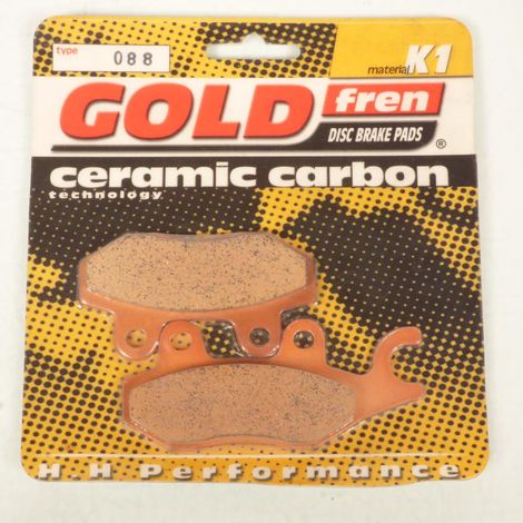 Bremsbelag Gold Fren für Quad MZ 175 VRT Quad 2005 hinten rechts (1/3)