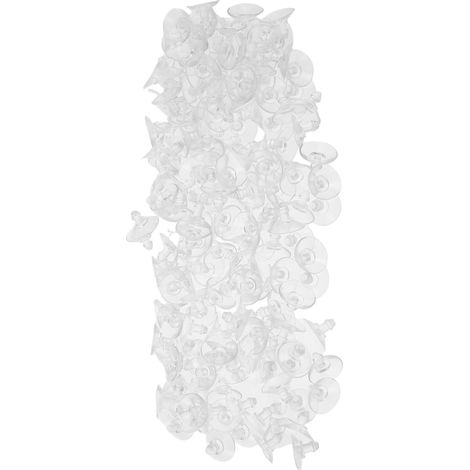 Ventouses Transparentes Coussinets Invisibles et Polyvalents de 19 Mm Lot de 200 en Pvc pour Verre et Fenêtres, pour Décoration et Rangement la Maison (1/5)