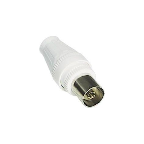 Kit spina e presa volanti per TV diametro 9.5mm Bianco BTicino S2133 (1/2)