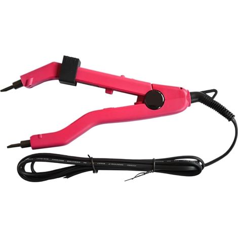 Connecteur Thermique En Fer À Fusion For Extensions De Cheveux, Machine, Température Réglable, Mini Pointe Chauffante, Outils Liaison La Kératine, 1 Pièce Gain Temps Efficace(Red) (1/5)