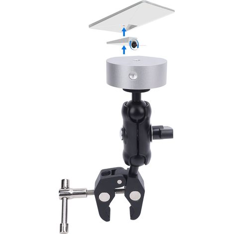 Support Starlink Mini + adaptateur de montage : Support de fixation universel Starlink Mini à angle réglable, compatible avec les camping-cars, les bateaux, les yachts et les véhicules de loisirs + ad (1/5)