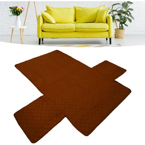 Housse de canapé pour chien, coussin d'assise et coussin de canapé une pièce, coloris café et kaki, 116 x 190 cm (1/5)