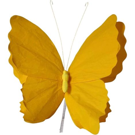 Guirlande De Fleur Papillon - Décoration Extérieure Pour Mariage Fête Printemps Été - 32 X 30 Cm - 1 Pièce (1/5)