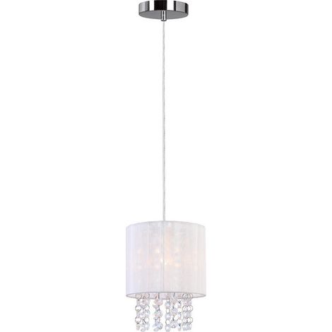 Suspension Italux Astra MDM1953-1 blanche Ø14cm E14