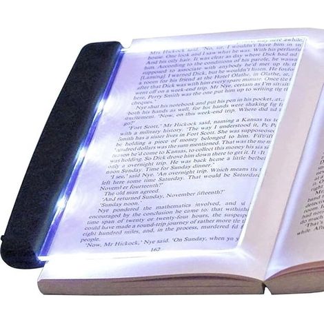 Lámpara de lectura, lámpara de lectura LED portátil, luz brillante, lámpara de pizarra blanca. Ideal para leer de noche. (1/5)