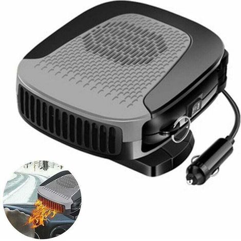 Chauffage de voiture 12 V SHINING HOUSE avec modes de chauffage et de refroidissement 2 en 1 pour un chauffage rapide, un désembuage et un ventilateur de pare-brise dans l'allume-cigare (1/4)