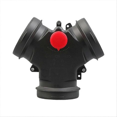 90-mm-Ventilklappe, verstellbarer Luftheizungs-Entlüftungskanal, T-Stück, Verteiler, Rohrverbinder für Auto-T (1/5)
