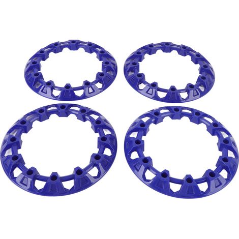 Adatto per coprimozzo ruota ATV blu da 8 pollici, materiale plastico antigraffio, tipo universale