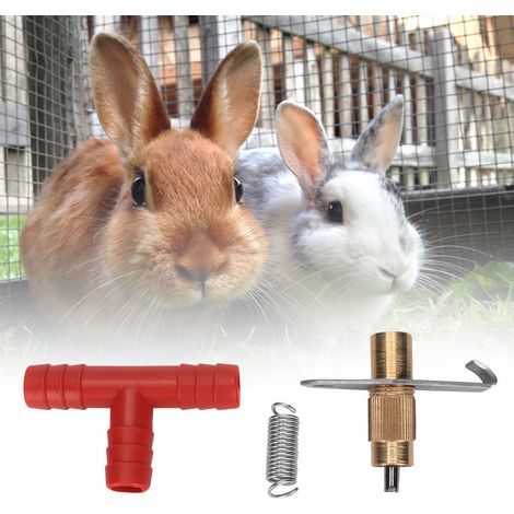 Lot de 100 abreuvoirs automatiques pour lapins (tétines d'eau) (1/5)