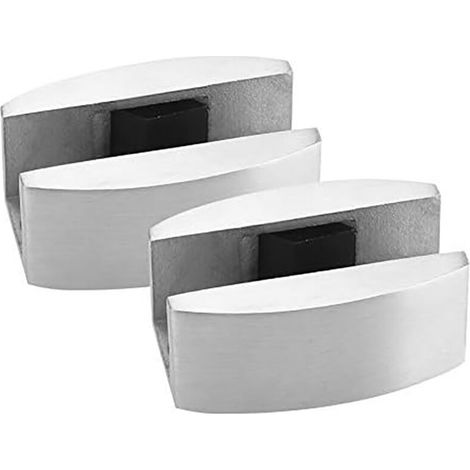Porte Coulissante en Verre Guide de Sol Rouleau de Sol Guide de Guidage Rouleau Système de Porte Coulissante Accessoires pour Portes Coulissantes en Verre Sans Cadre 304 Acier Inoxydable (1/4)