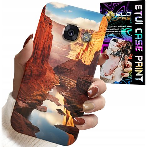Custodia per Samsung A5 2017 - custodia con bellissimi motivi del deserto del Grand Canyon (1/5)