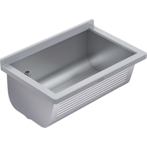 KWC AR Waschtrog, SIRIUS, Edelstahl, 700x328x460 mm, Ablauf links (1/5)