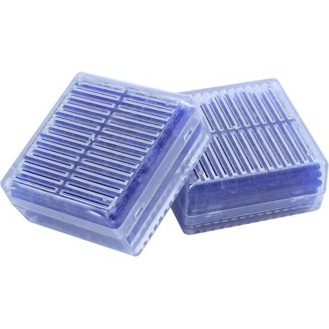Lot de 2 sachets déshydratants en gel de silice bleu indicateur d'humidité, réutilisables, pour boîte absorbante (1/4)
